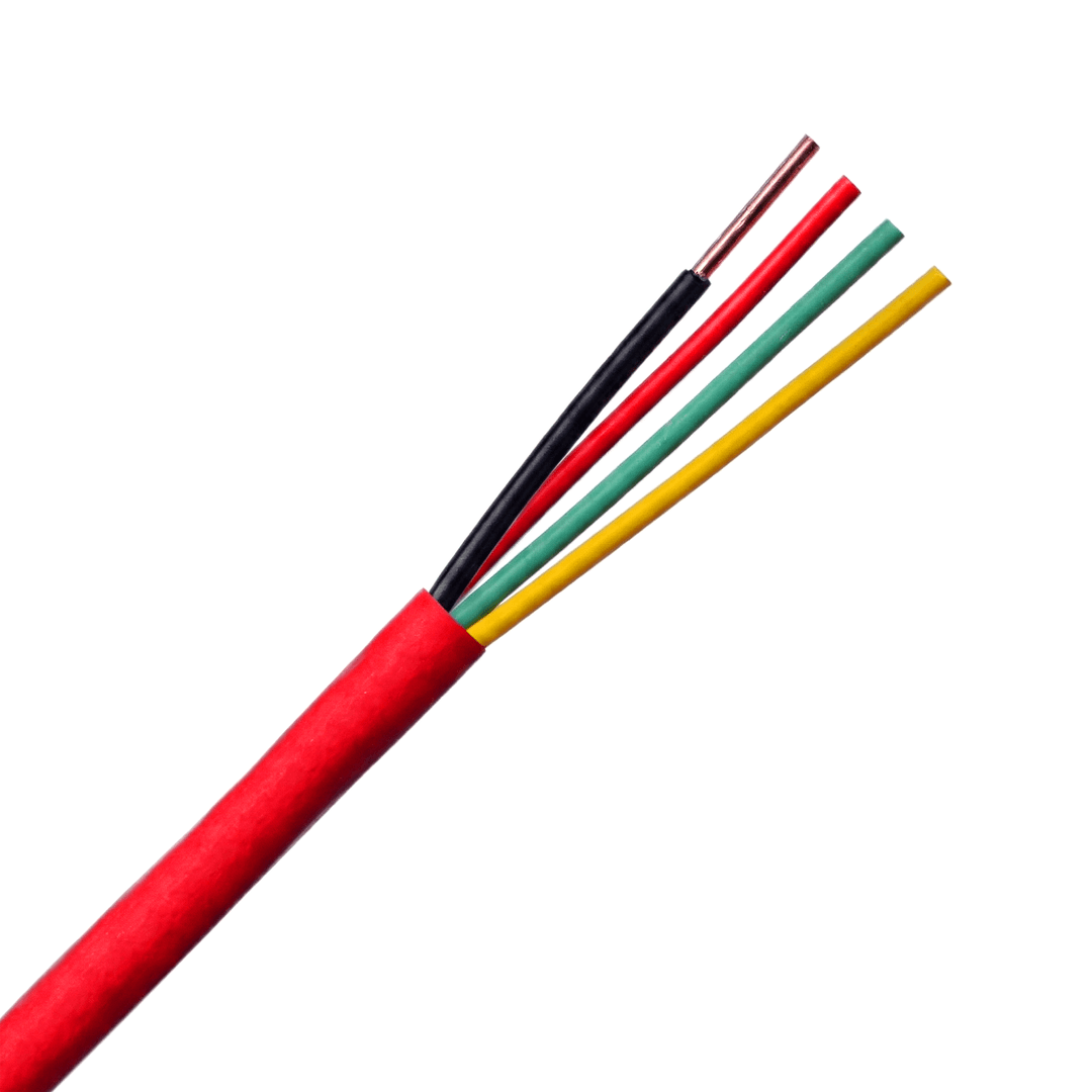 Lionbeam - Fire Cable 16/4 SOL FPLR Red 500FT Pull Box