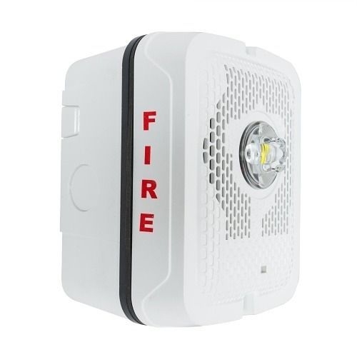 SYSTEMSENSOR - Speaker Strobe White Outdoor 2 Wire Wall Mount