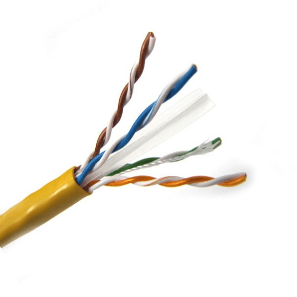 TRISTATE - Cable Cat 6 4 Pair 1000' CMP YELLOW Pull Box