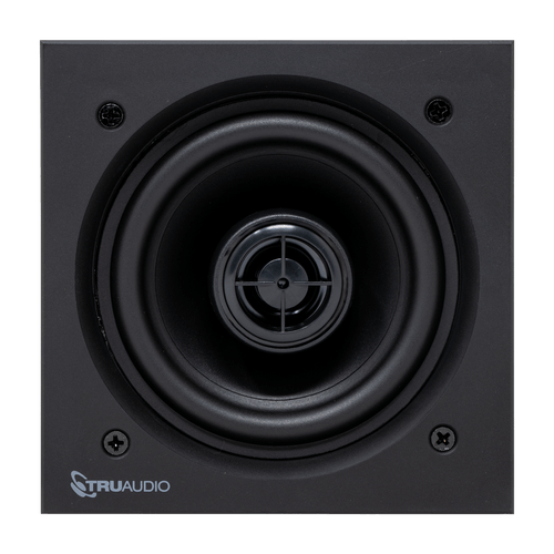 True Audio - 4" high output square in-ceiling speakers. (square)