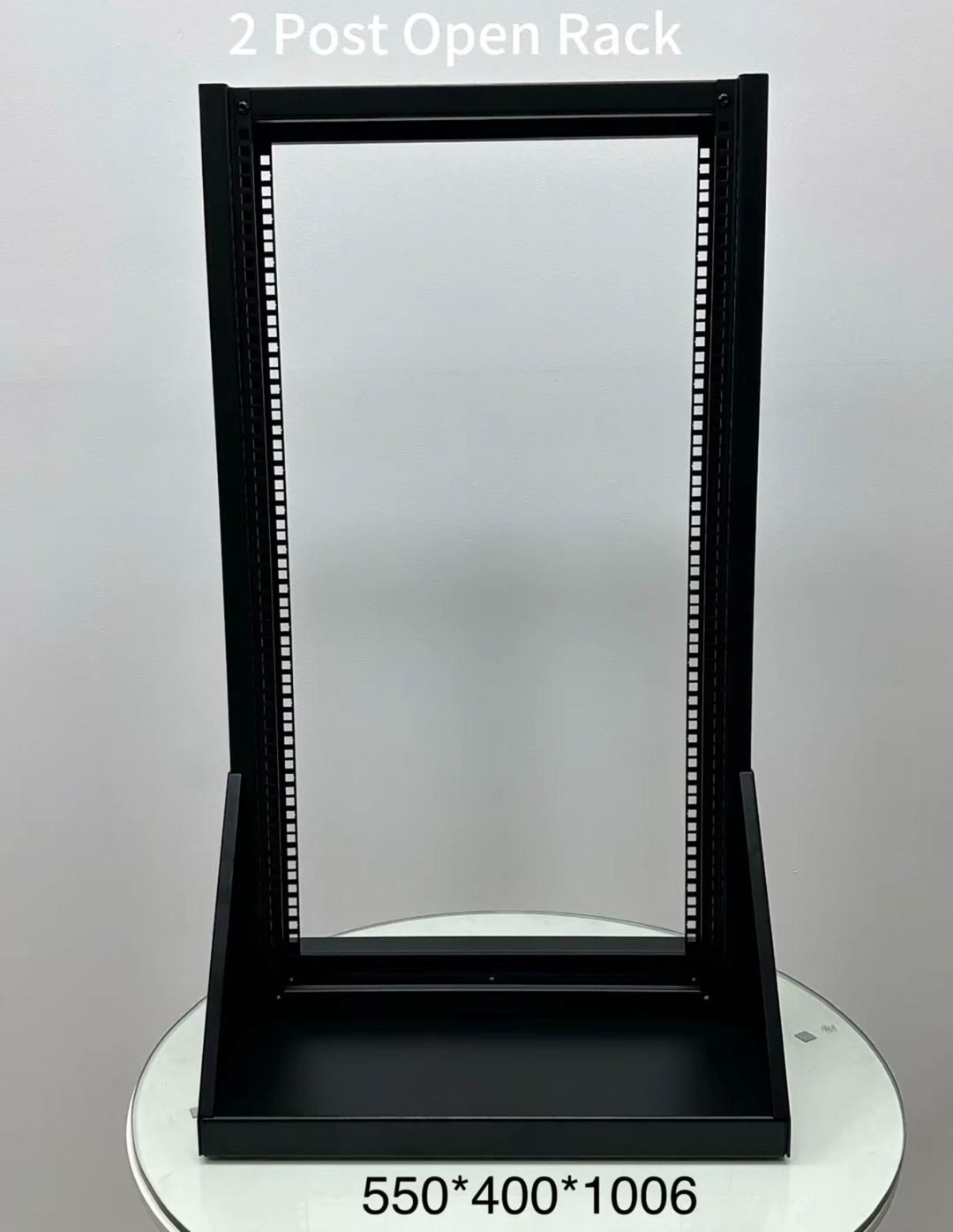 LIONBEAM - 2 Post Steel Rack 45U 7FT 12-24 Screw Hole