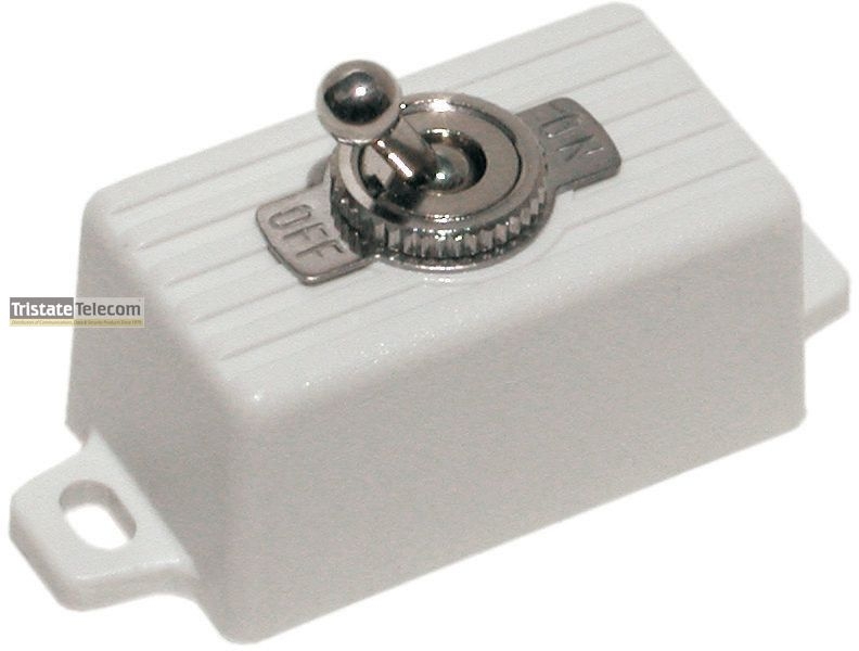 Seco Larm - SPST Toggle Switch White 3A@125VAC