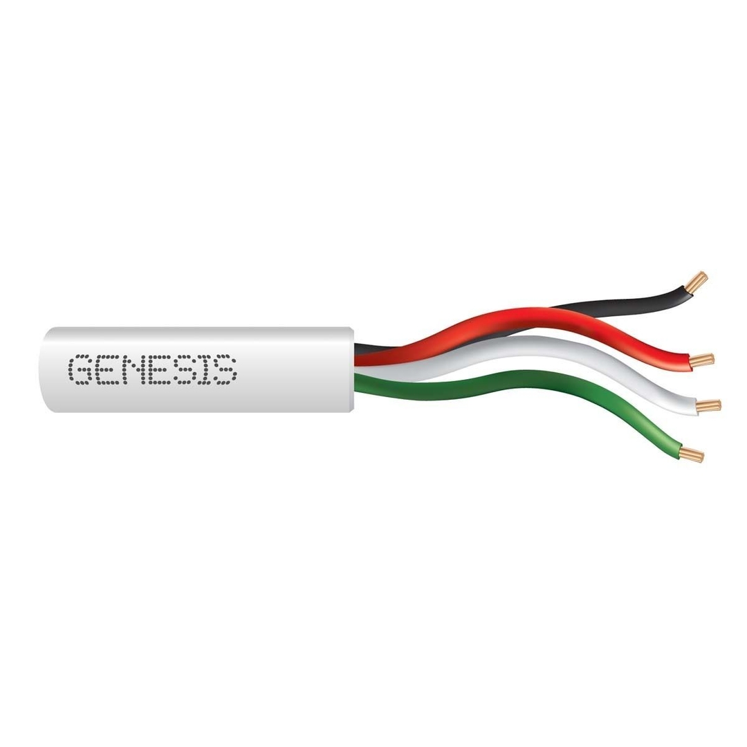 GENESIS CABLE - Cable 22/4 STR 500 White Pull Box CMR