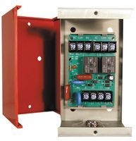 SPACEAGE - RELAY 18/32VDC/AC/120/230VAC DPDT Red