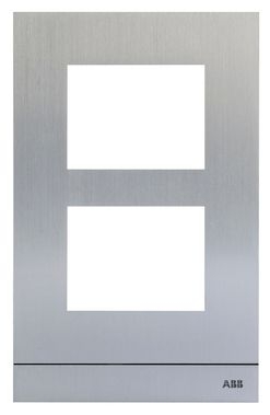 ABB - Cover frame 2 module size 1/2