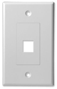 SCP - INSERT DECOREX 1-PORT W/COVER PLATE 10PK