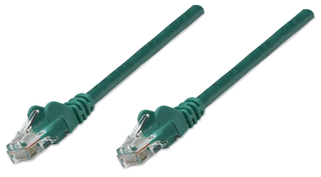 INTELLINET - Patch Cord CAT 6 1' Green