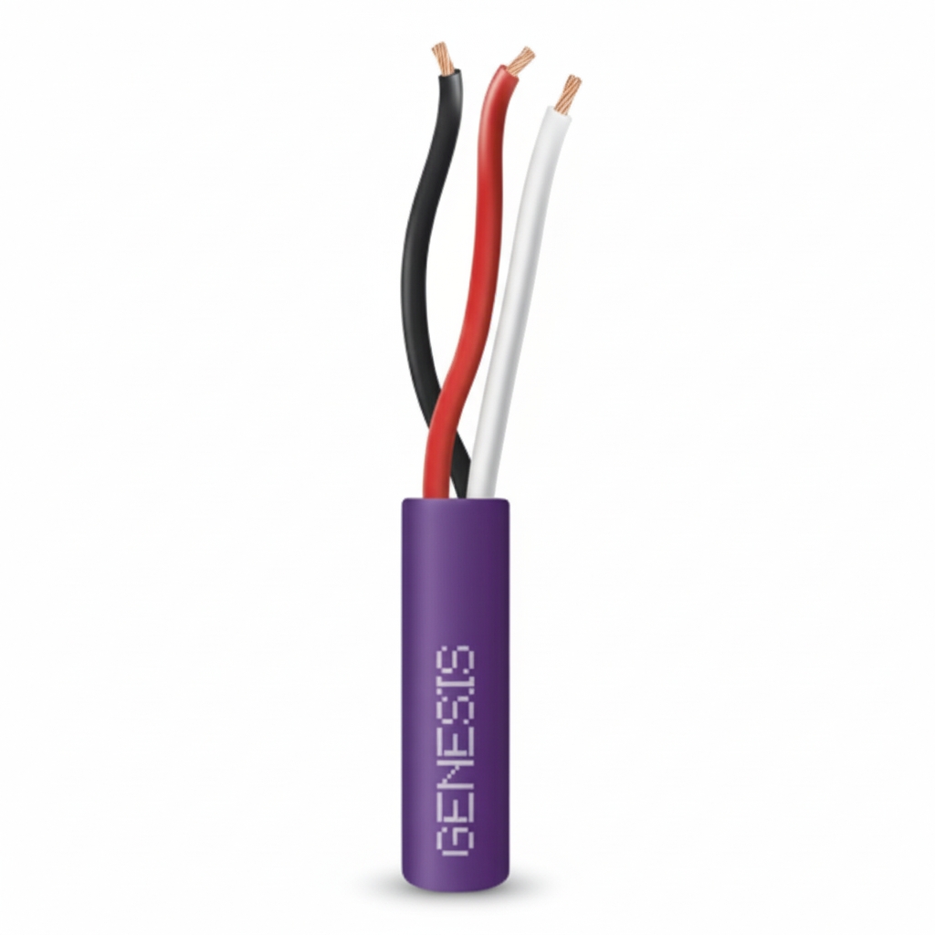 Cable 18/2 STR CMP 1000' RLBX purple
