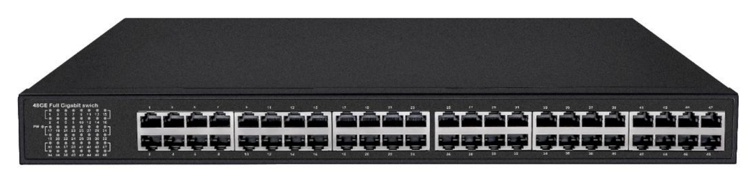 LIONBEAM - Network Switch 48 Port POE Gigabit 600W