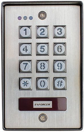 Seco Larm - Weather-Resistant Keypad Outdoor W/Prox
