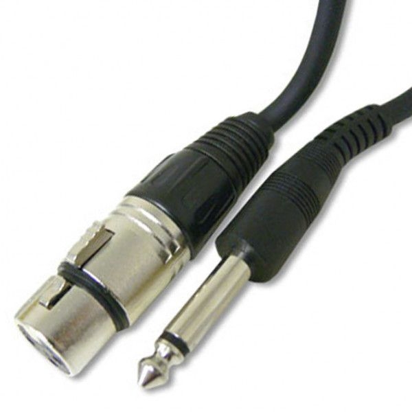 CALRAD - XLR Female-1/4" Mono Cable 15F