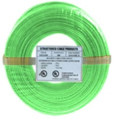 GENESIS CABLE - Cable 22/4 SOL 500' Green CP