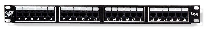 ICC - Patch Panel Cat 5e 24 Ports 1 U