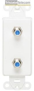 Leviton - Decora Insert 2 F white
