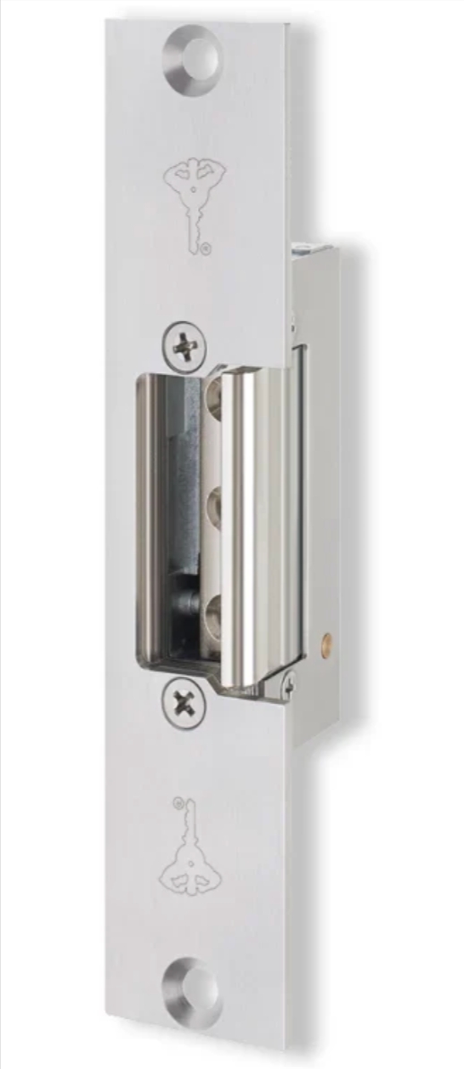 Mul-T-Lock - Electric Door Release 8-16VAC BLACK Wood Door Center Strike