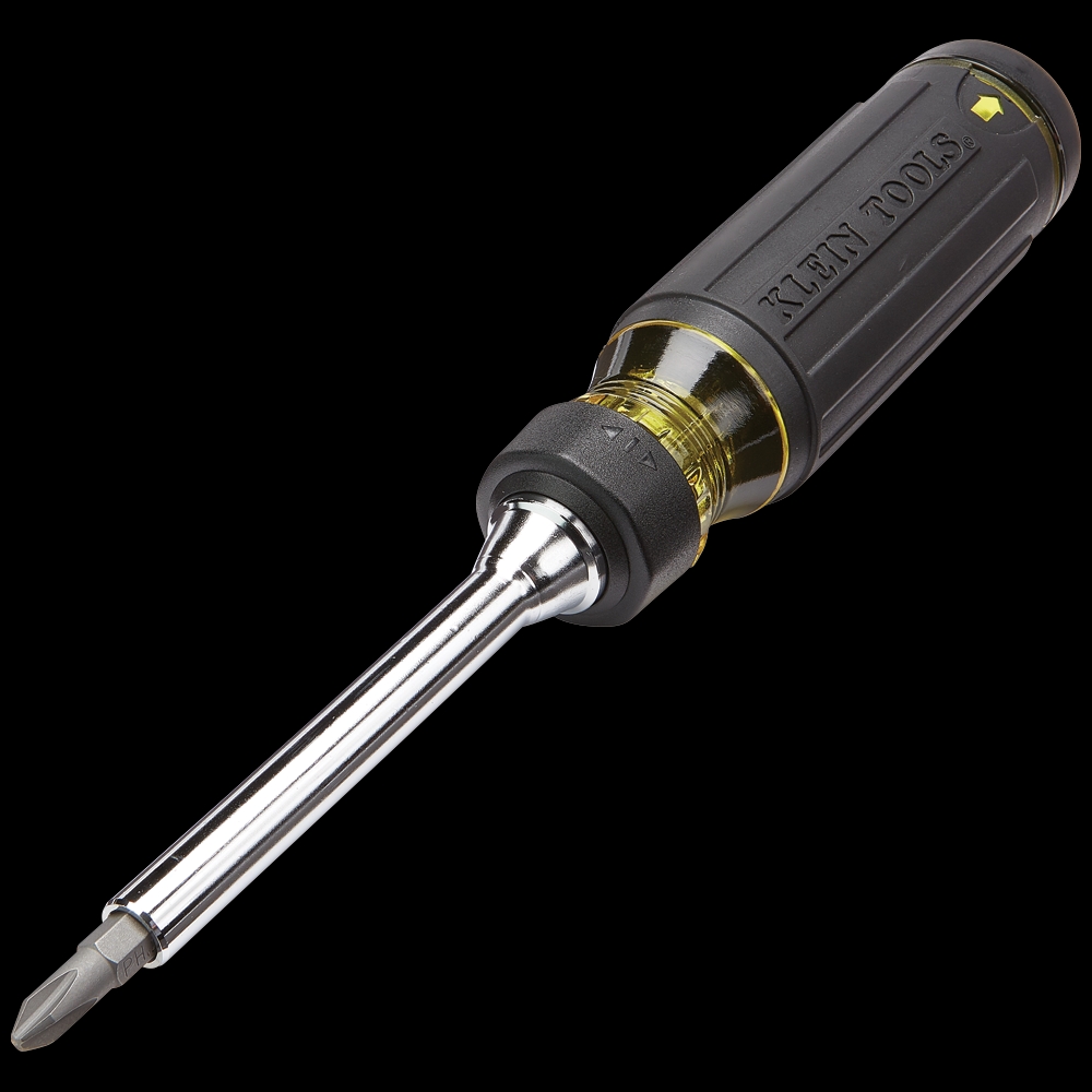 Klein Tools - Screwdriver 15-in-1 Ratcheting with Cushion Grip Handle
