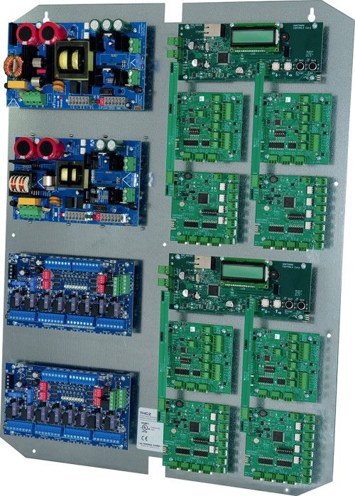 Hartmann Controls - Backplate used to mount 2x PRS-Master and 8x PRS-TDM controllers to a Trove2 enclosure. Backplate only