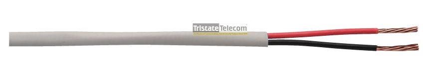GENESIS CABLE - Cable 18/2 STR 1000' Riser PB Gray
