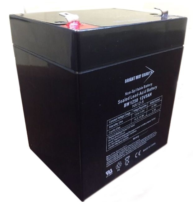 BRIGHT WAY GROUP - Battery 12V 5AH Sealed Lead Acid