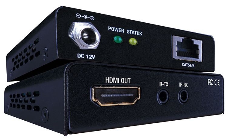 Vanco - Balun HDMI Over Cat 5/6 165FT PoE