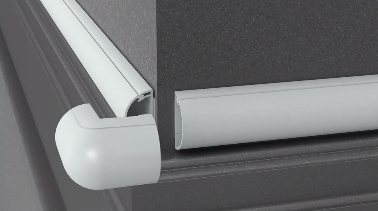 D-Line - Outside Corner For 1.18"X0.59" White 2PK