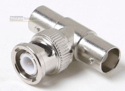 TRISTATE - Connector T Adaptor Jack Plug Jack 25PK