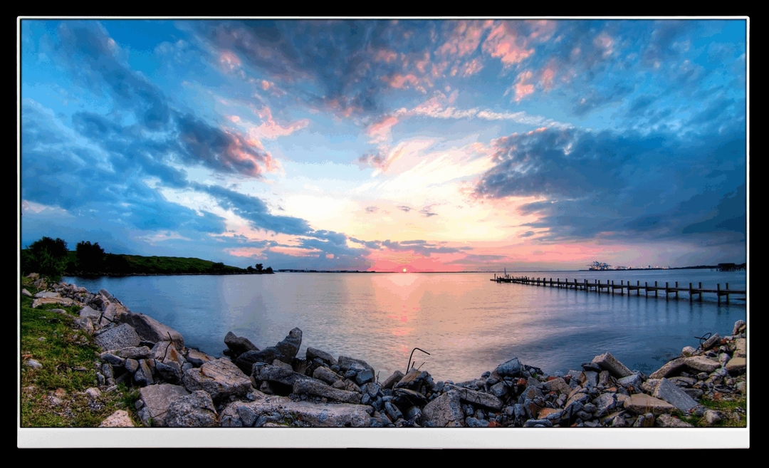 LIONBEAM - Monitor 23.8" LED HDMI,VGA White (No Desk Stand)