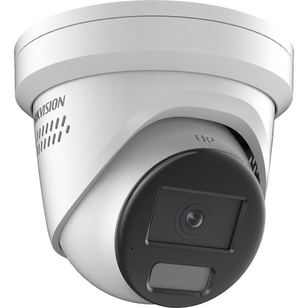 HIKVISION - Camera Turret IP ColorVu 4MP 2.8MM IR Strobe Light, Audible Warning,2 way Audio
