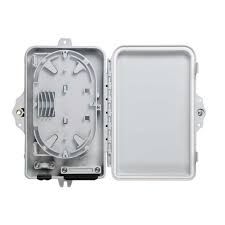 Cleerline Fiber - Outdoor Fiber Optic Plastic Enclosure, Empty (Holds 4 SC Simplex or 4 LC Duplex Adapters)