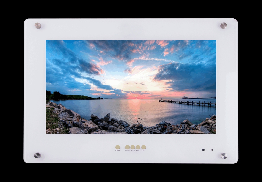 LIONBEAM - Monitor 32" 4K LED White HDMI,VGA,BNC Flush With Remote Control "New Buttons"