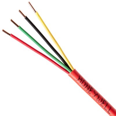 GENESIS CABLE - Cable 16/4 SOL FPLR 500' BOX Red