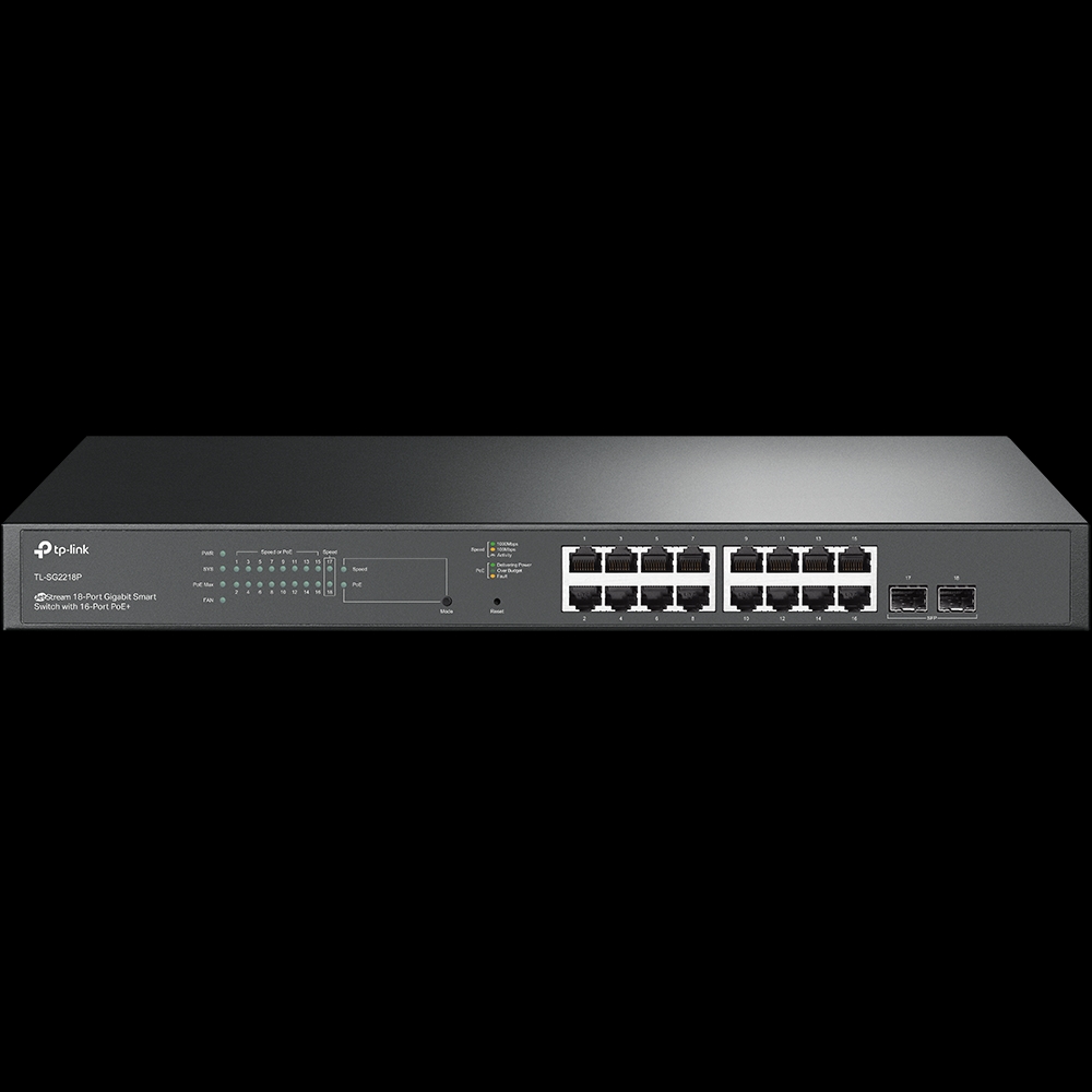 TP-LINK - Switch 18 Port Gigabit 16 PoE+ 150W OMADA