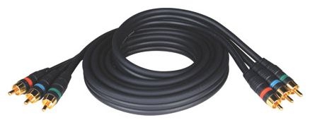 Tripp Lite - Component Video Gold Cable (silver-coate