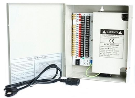 TRISTATE - Power Supply 12VDC 20 Amp 18 CH PTC Fuse