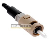 Leviton - Fiber FastCAM Connector MM ST 62.5 Beige