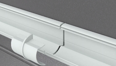 D-Line - Joint Connector For 1.18"X0.59" White 5PK