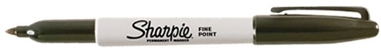 SANFORD - Marker Permanent Fine Point Black
