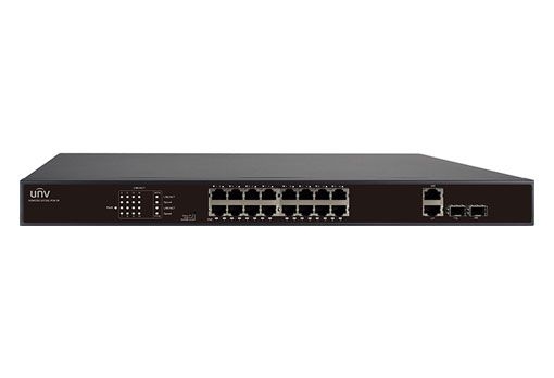 Switch 16 Ports 10/100 PoE 2 Uplink ports 250 Watt NSW2010-16T2GC-POE-IN