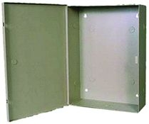 MIER - Enclosure Metal 11"Wx15"Hx4"D Beige