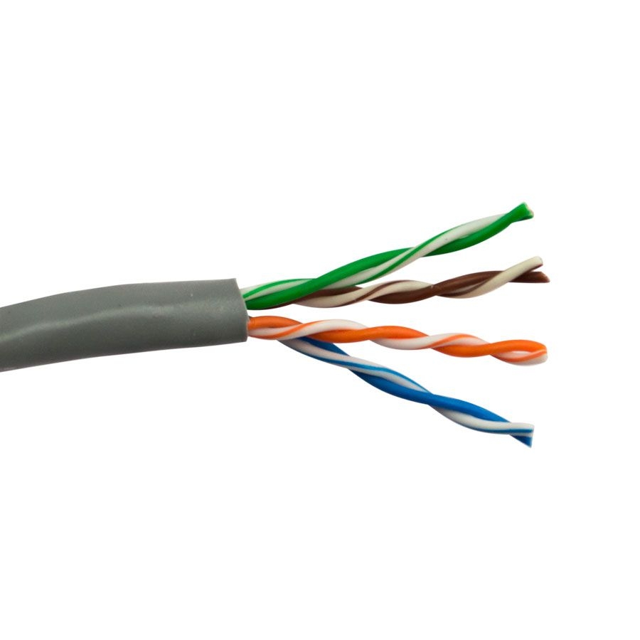 TRISTATE - Cable Cat 5e 4 PR 1000' PVC GRAY PB