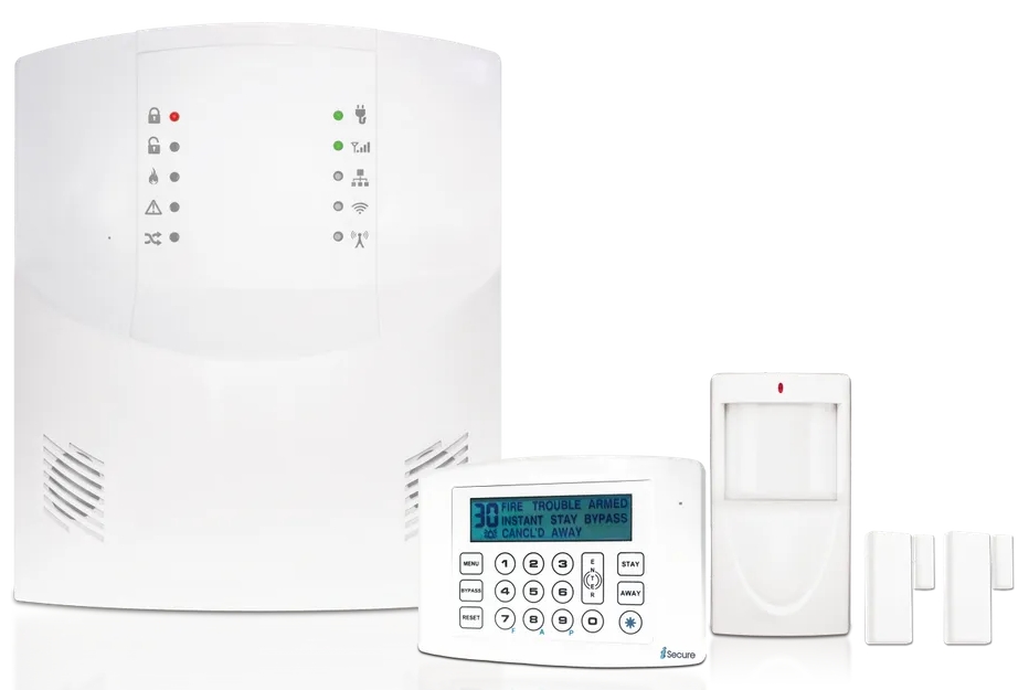 ISecure Kit W/Wirless kpd & motion Go-Anywhere Hub with built in StarLink