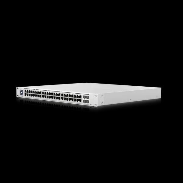 Ubiquiti - Enterprise Switch 48 2.5GbE PoE+ Ports, 4 10G SFP ports 1 USP RPS DC Input 720W