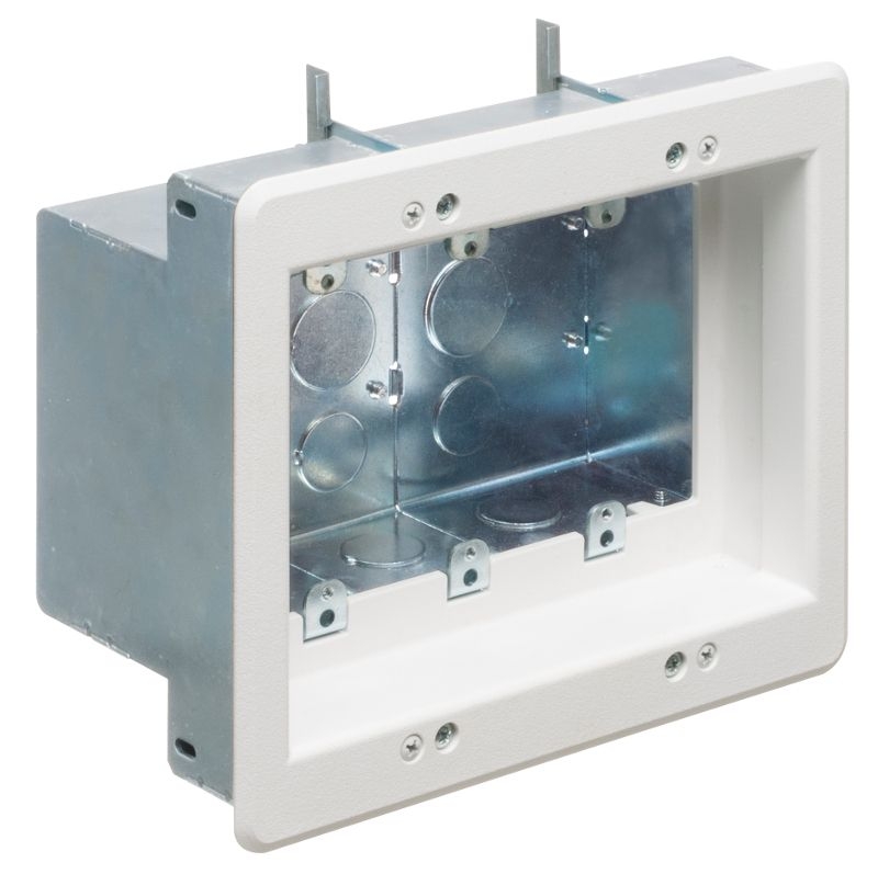 Arlington - TV Box 3 Gang Steel For Studs