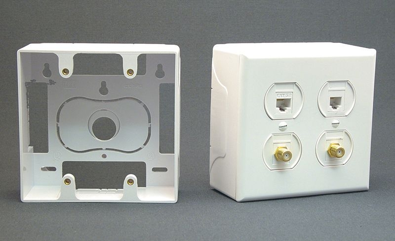 ICC - BOX, MOUNTING, 2G, 1.89" DEEP WHITE