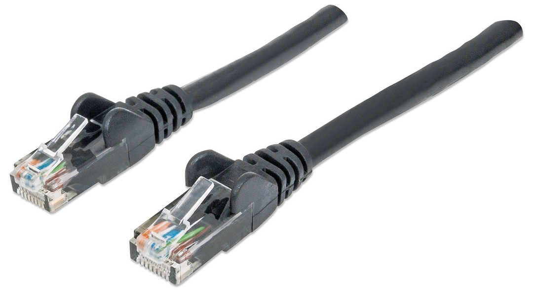 INTELLINET - Patch Cord CAT 6 1.5' Black