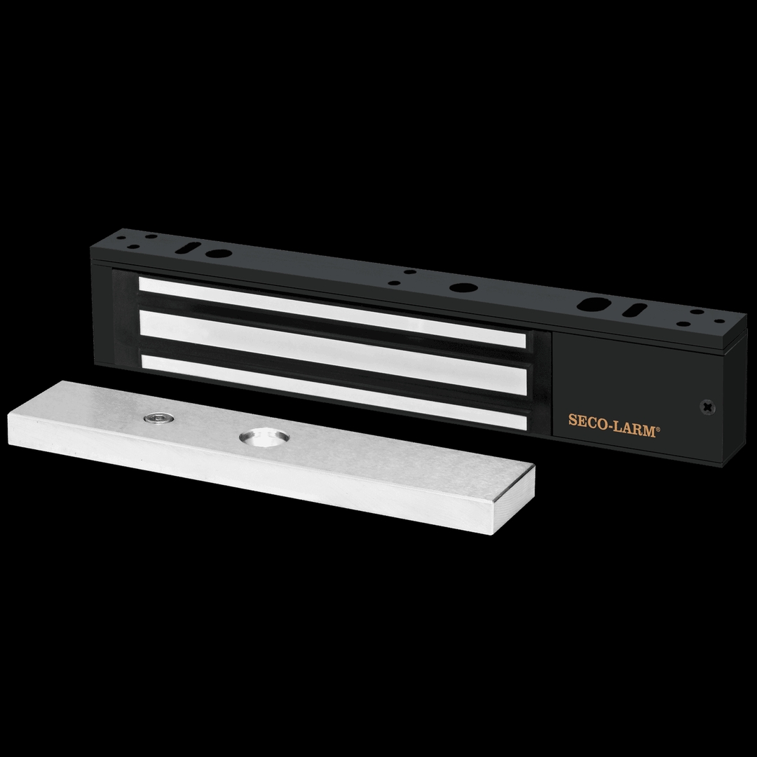 Seco Larm - Black Single-door MAG Lock 600-lb