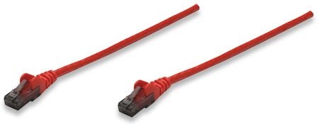 INTELLINET - Patch Cord CAT 6 0.5' Red
