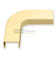 ICC - FLAT ELBOW, RACEWAY, 1 3/4" IVORY (10 PC