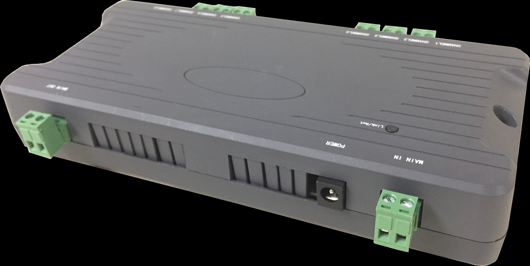 LIONBEAM - Ethernet+PoE over 2 wires Transmitter 8 Port Secondary Master