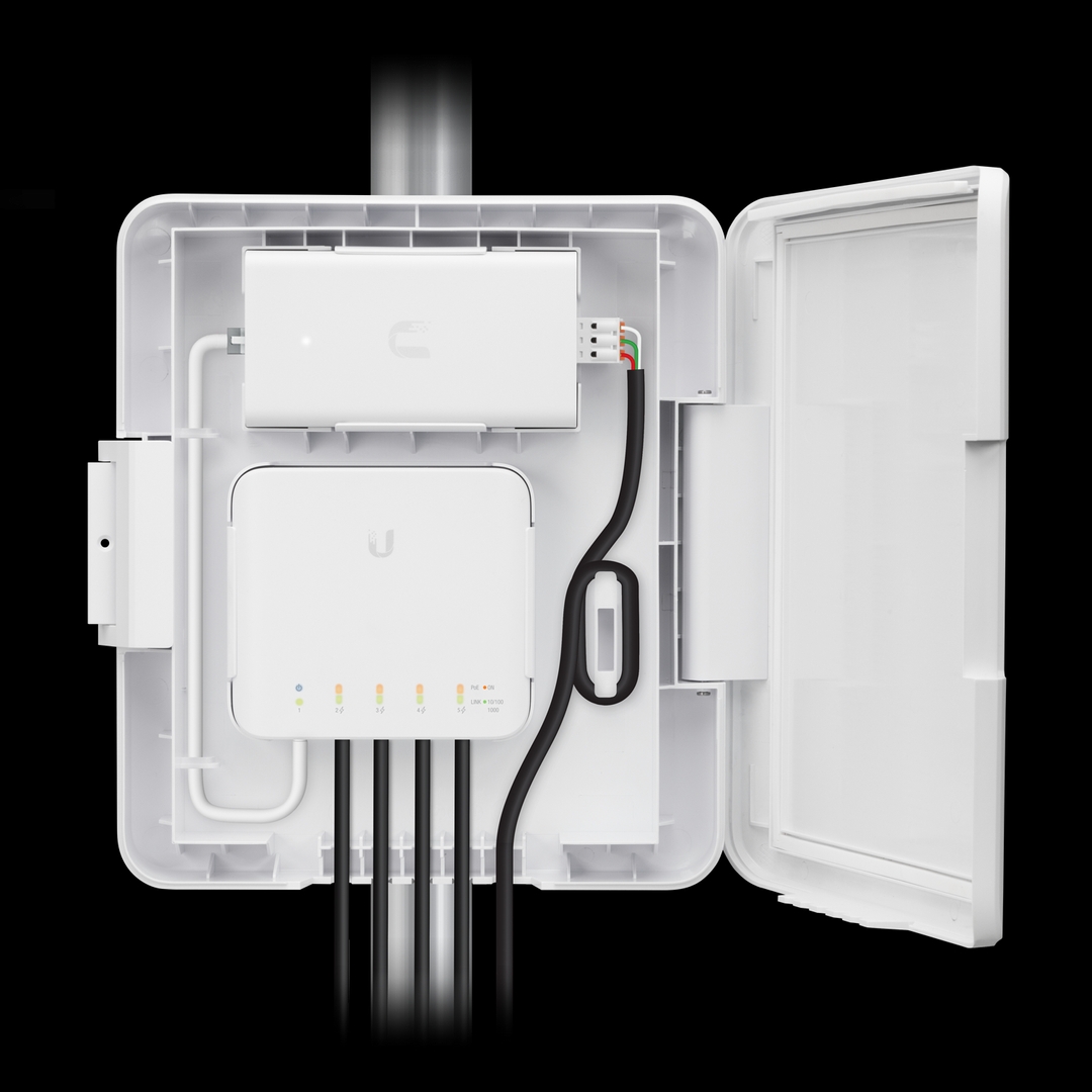 Ubiquiti - Switch Flex Utility Outdoor Weatherproof Enclosure For Switch Flex